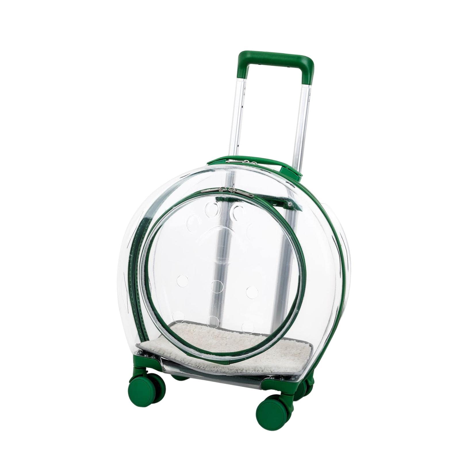 Trolley portatile per animali domestici per cani e gatti Borsa da viaggio traspirante con ruote silenziose Trasportino per trasportini per animali domestici per campeggio, escursionismo, attività al