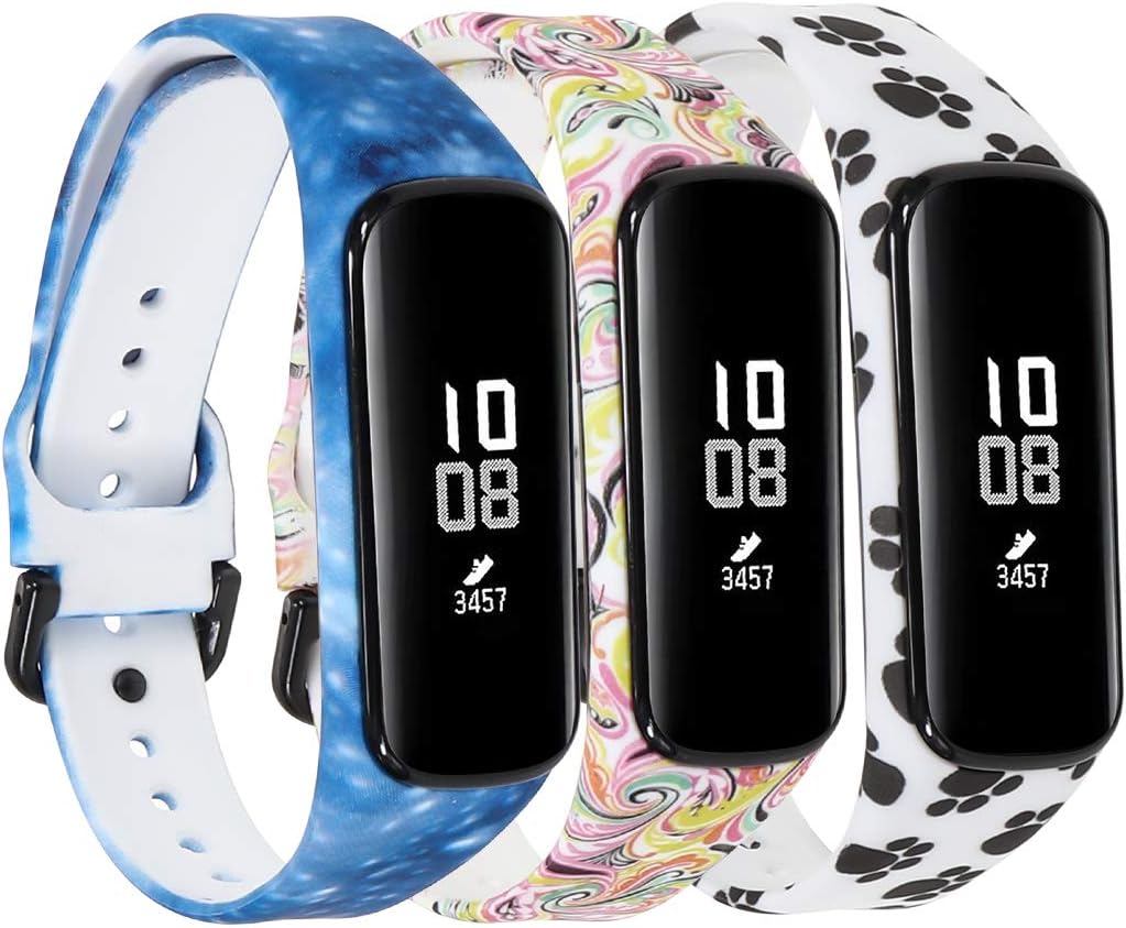 Baaletc Bandas compatibles con Samsung Galaxy Fit 2 SM-R 220, Correas de Repuesto de Silicona Suave para Samsung Galaxy Fit 2 R220