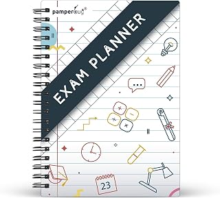 Exam Planner for Students, Pomodoro Time Management Technique to Improve Grades & Beat Anxiety, 112 Pages for 9 Subjects