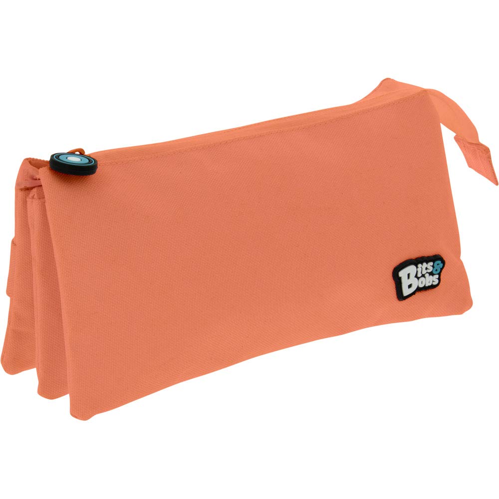 Grafoplás 37545483 3-Compartment Case, Coral Color, 23.5x12x14cm, Bits & Bobs, Coral Garden, 23.5 x 12 x 14 cm