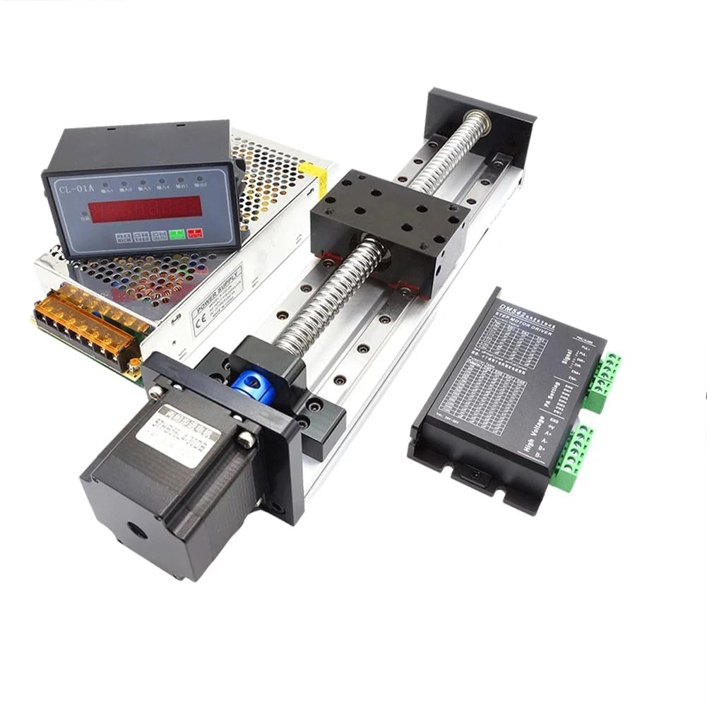 Modulo attuatore per albero guida lineare CNC a doppia rotaia SFU 1605 per carichi pesanti con corsa da 700 mm con Nema23