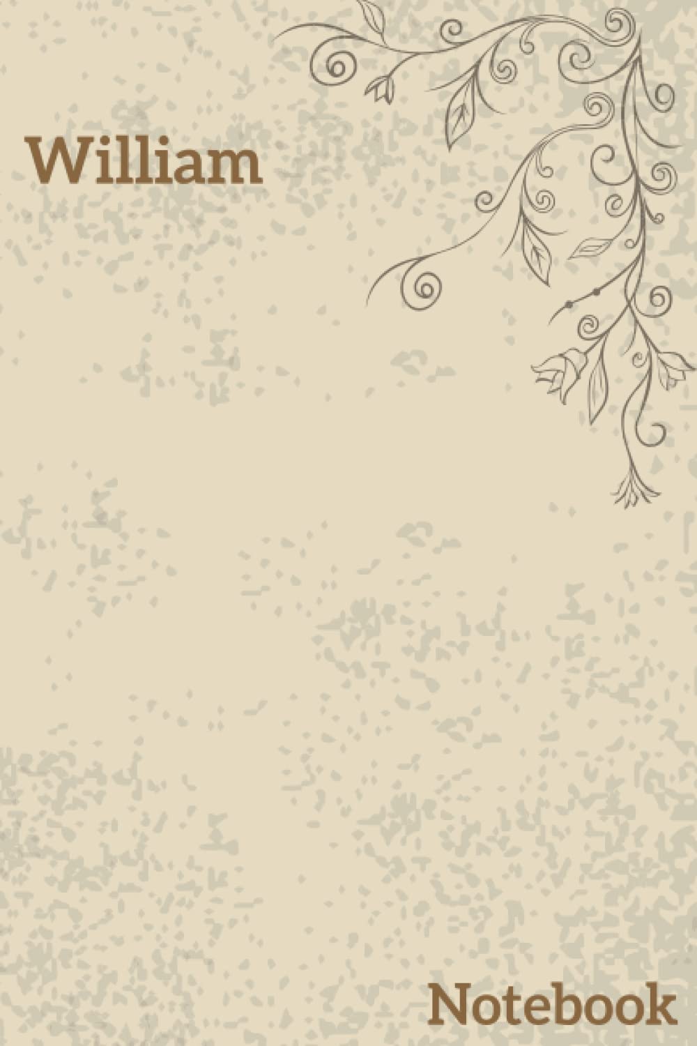 William Notebook: Lined Notebook / journal Gift , 6x9 Inche,Soft cover,Mate Finish