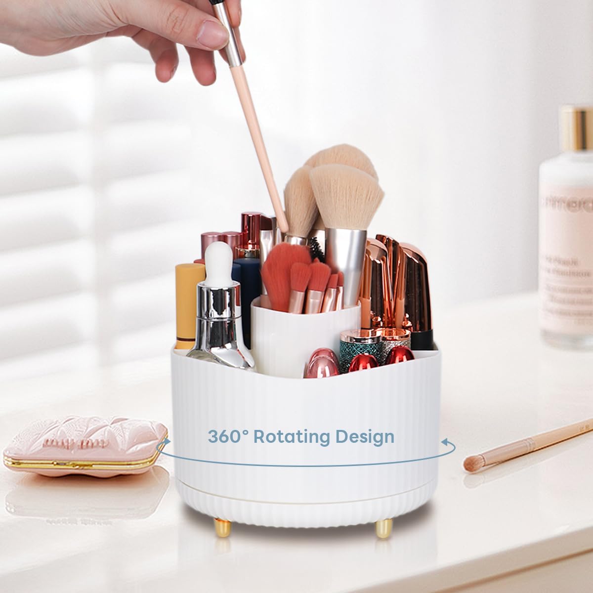 Vukehon 360 Degree Rotating Desk Organizer