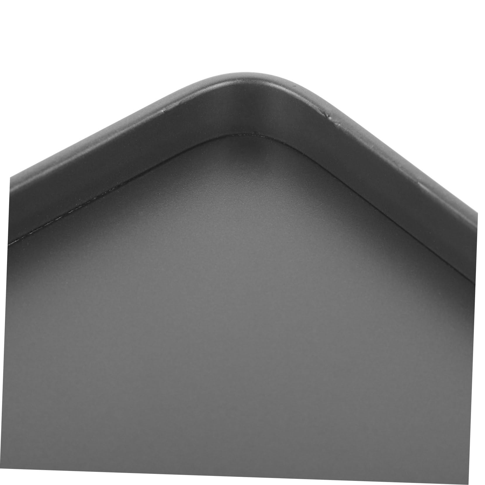 Haartrocknerhalter aus Stahl in Schwarz für Wandmontage