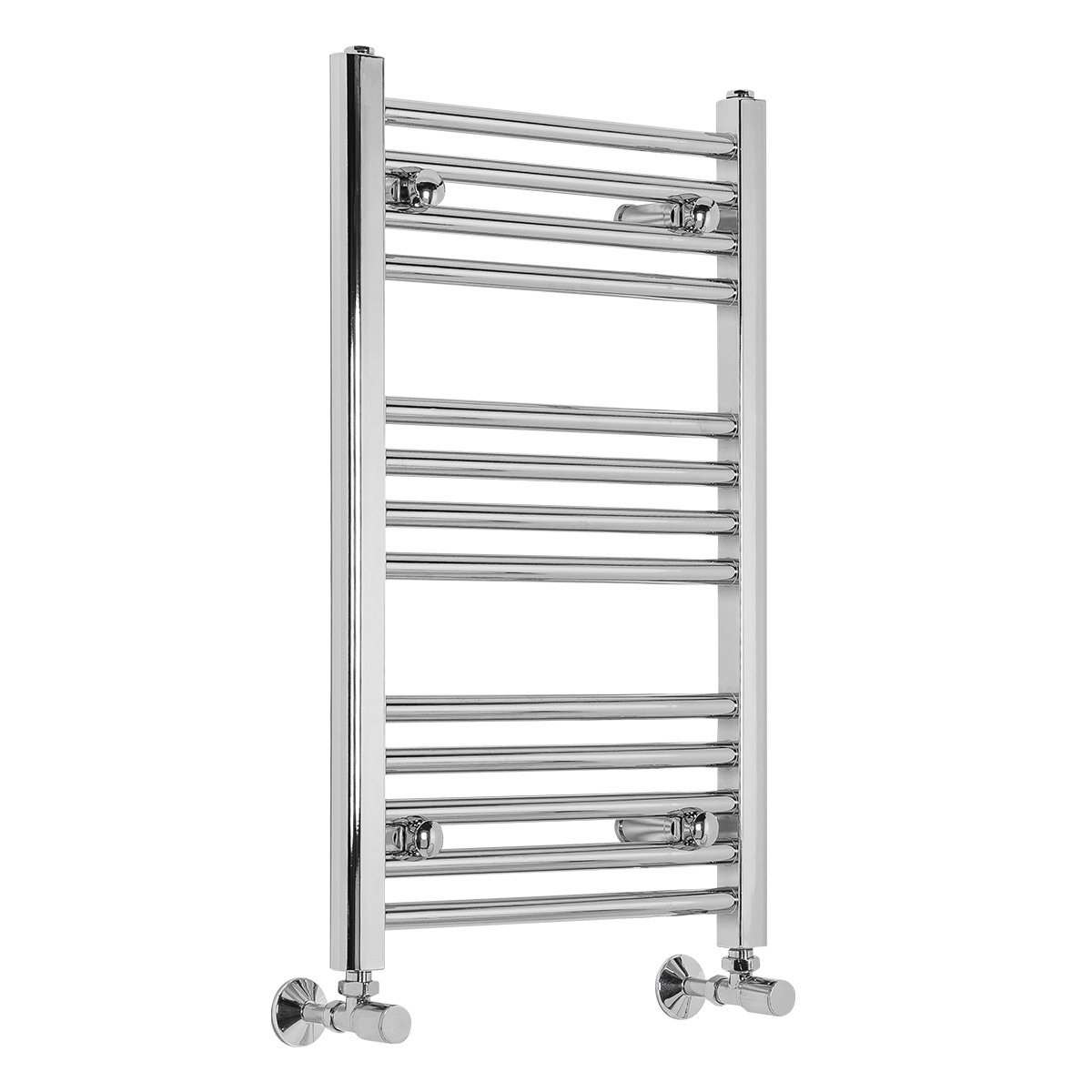Bergen 700 X 450Mm Straight Chrome Heated Towel Rail 5055653221277