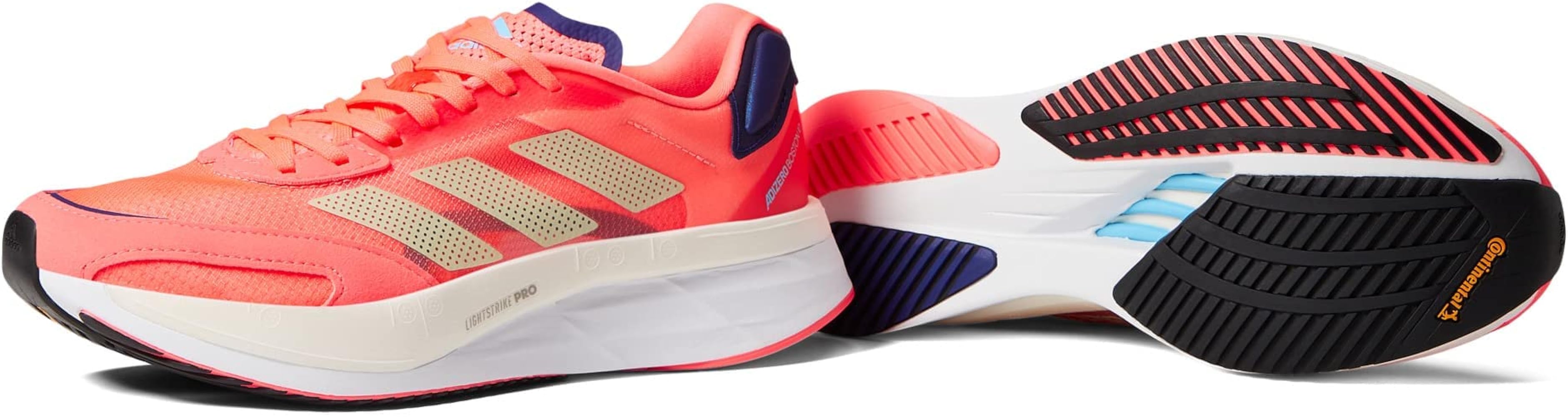 Buy adidas Womens Adizero Boston 10 Turbo/Sandy Beige Metallic