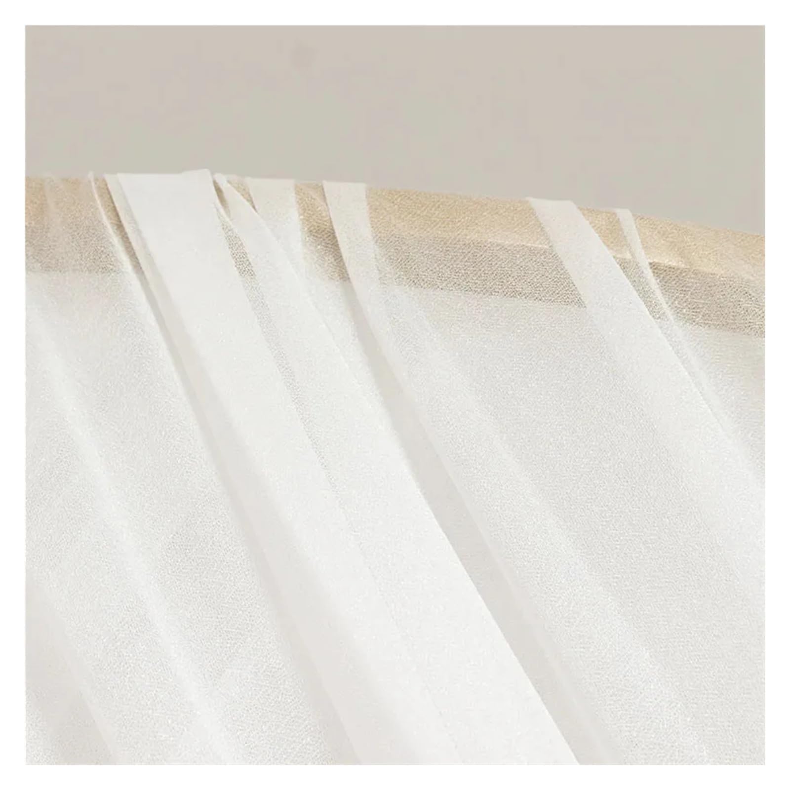 Panneaux De Rideaux De Plafond Rideaux de Plafond Blancs for Robe mariée, 1 pièce, décor d'auvent Toit, Rideau en Mousseline Soie for fête, cérémonie, scène d'hôtel(Ivory,1panel 75x800CM)