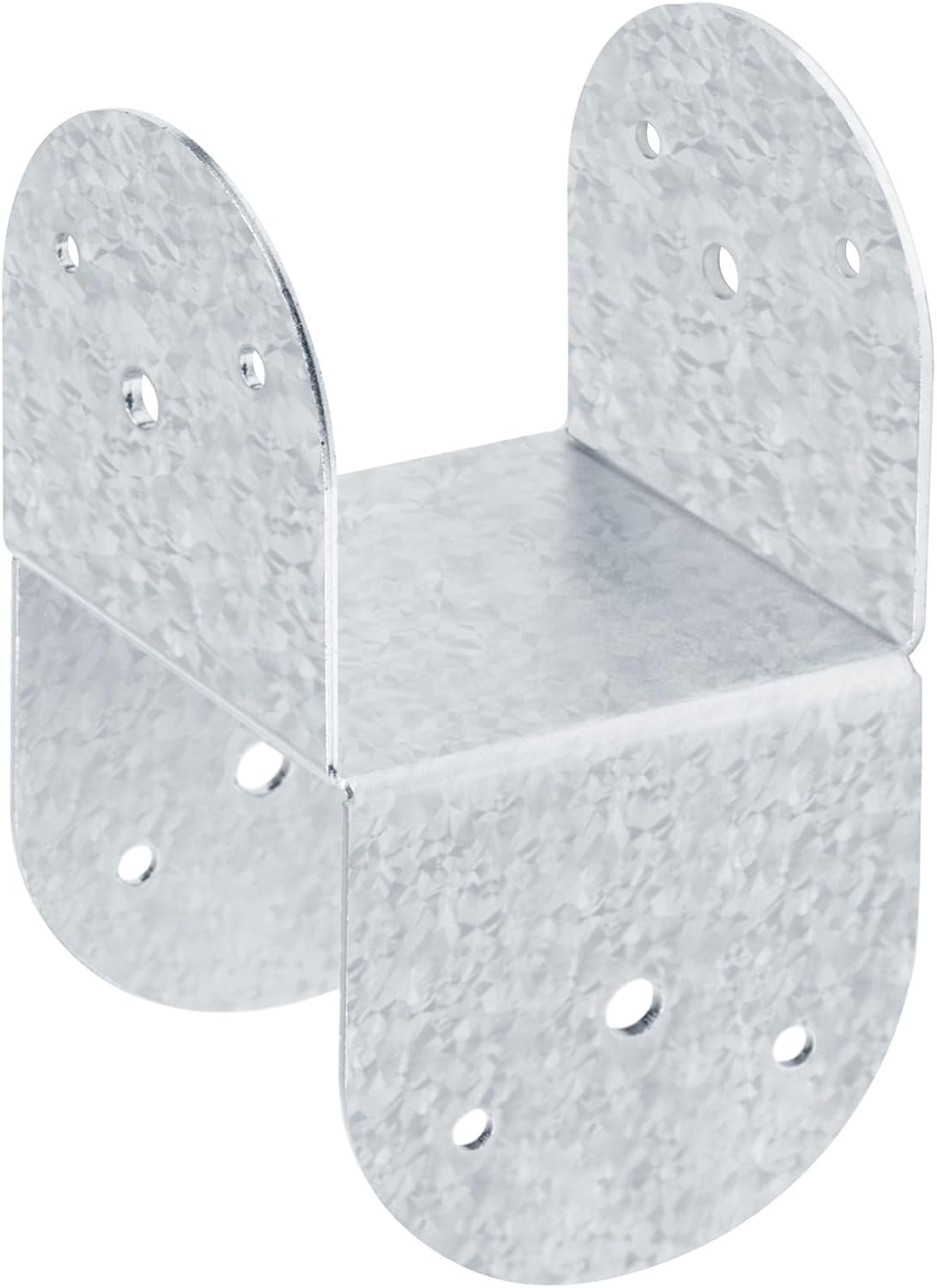 GBGS 2 Pcs Black 6x6 Post to Beam Connector,11 Gauge(3.2 mm Thick) Post Cap Tie Bracket