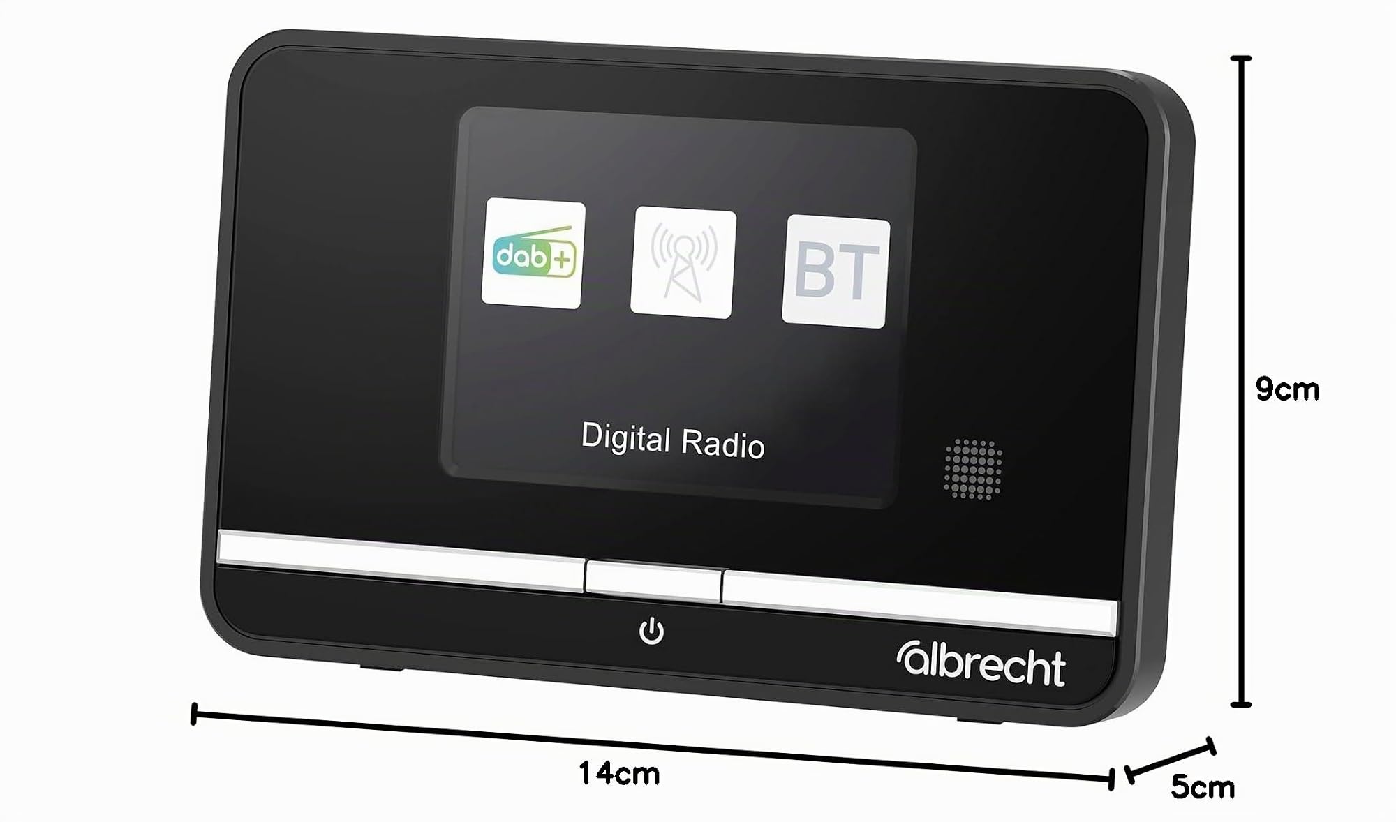 Albrecht DR 521 Dab+/FM Radio Tuner Streaming Musique Écran Couleur