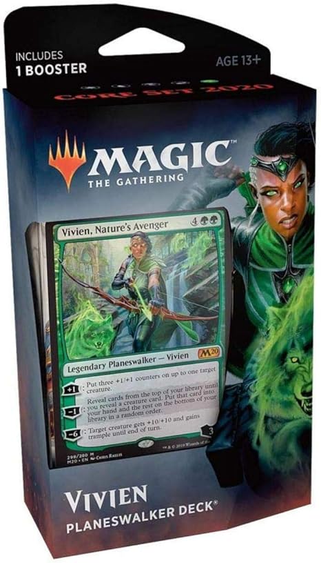 Amazon マジック ザ ギャザリング Mtg コアセット プレインズウォーカーデッキ ビビアン ブースターパック付き グリーン カードゲーム トランプ おもちゃ Amazon マジック ザ ギャザリング Mtg コアセット プレインズウォーカーデッキ ビビアン ブースターパック付き グリーン カードゲーム トランプ おもちゃ