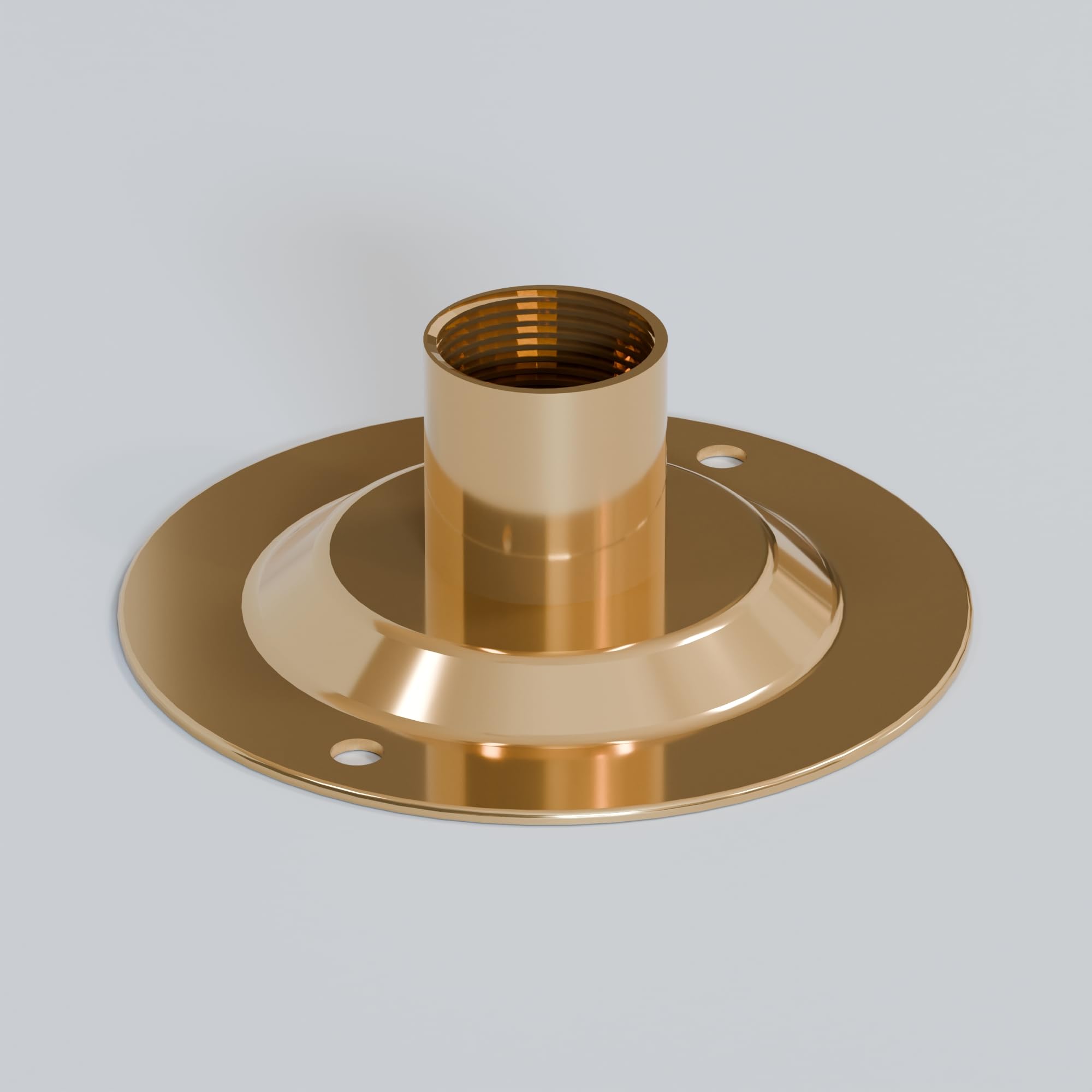 LEDSone 20mm Conduit French Gold Dome Cover Durable Electrical Conduit Fitting with 20mm Nominal Size for Junction Boxes, Terminal Boxes and Industrial Wiring Projects