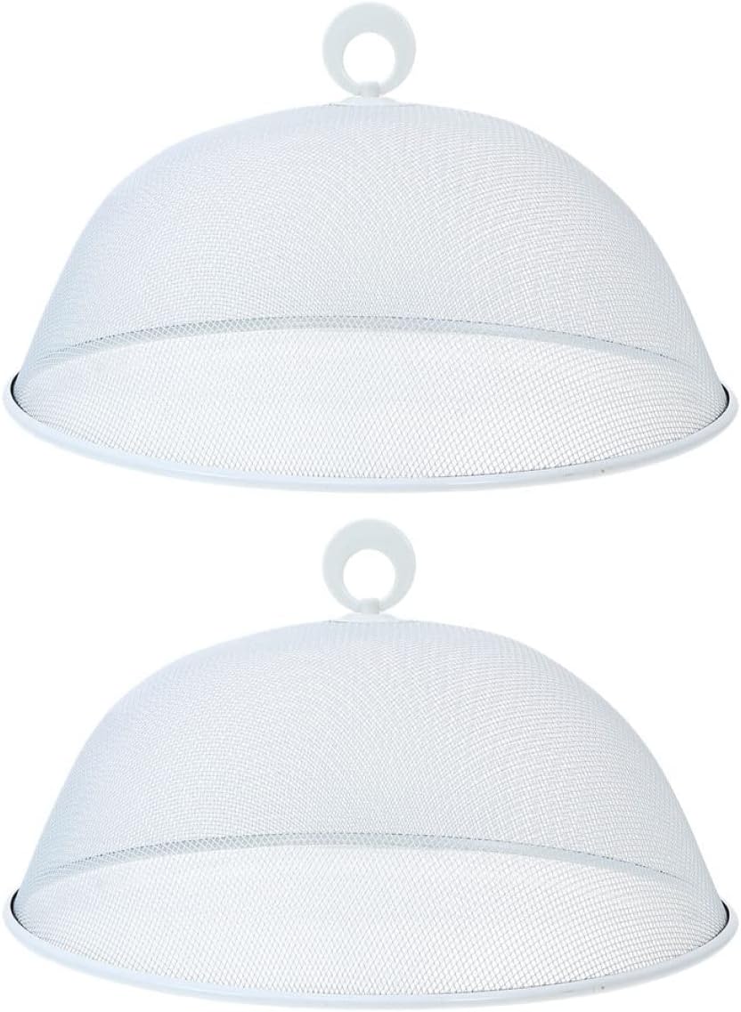 VICASKY 2Pcs Food Protecting Covers Multipurpose Food Tents for Outdoor and Indoor Use Easy Access Mesh Design for Picnics and Housewarming