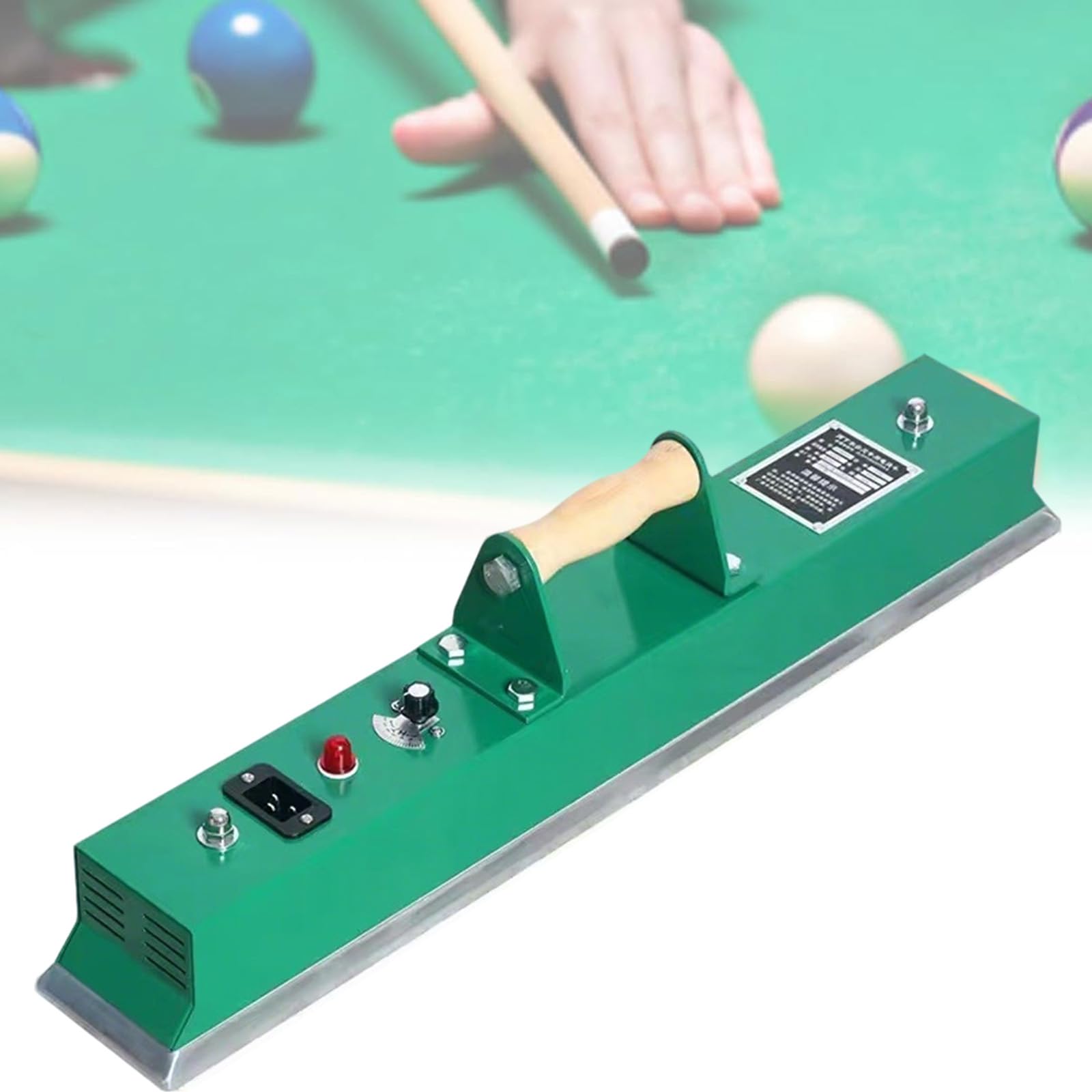 YXZQLOZ Adjustable Electric Billiards Iron with Aluminum Plate, 670mm Temperature Control for Quick Snooker Table Cloth for Game Rooms & Playrooms