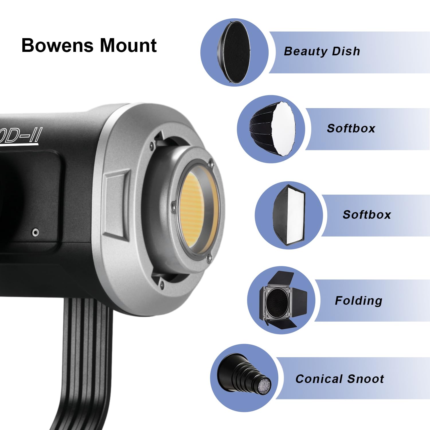 GVM 600W Lampe vidéo LED COB Bicolore avec contrôle APP/DMX, 2700K à 7500K, 128000Lux/1m, Photographie Continue pour Studio, Film, Enregistrement vidéo, Youtube, lumière Photo CRI97+