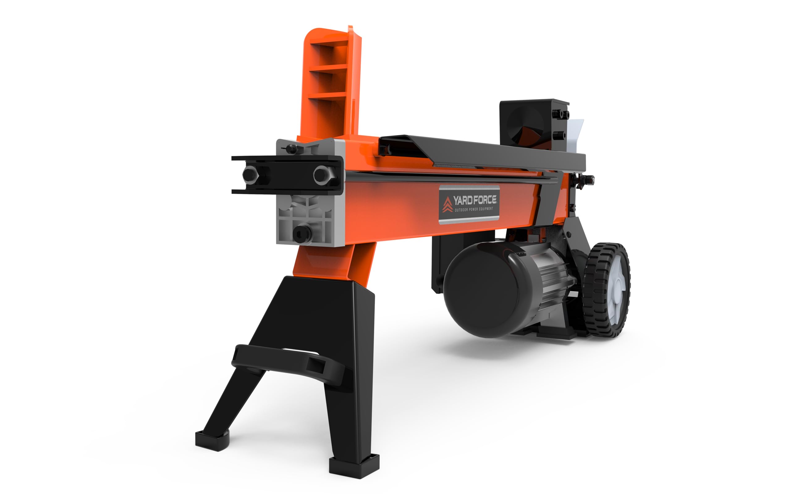 Yard Force Fendeuse de bûches électrique de 5 tonnes, moteur de 15 A, fend les bûches jusqu'à 53,3 x 25,4 cm, compact et facile à transporter, garantie de 2 ans