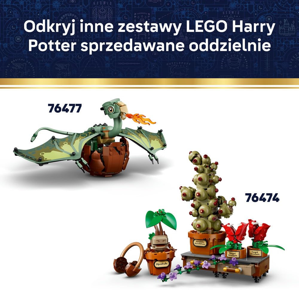 LEGO Harry Potter Wolny skrzat Zgredek 76469 | Kolekcjonerska figurka Zgredka, zabawka dla 8-latka, prezent dla fana Harry’ego Pottera, klocki dla dzieci, 379 elementów