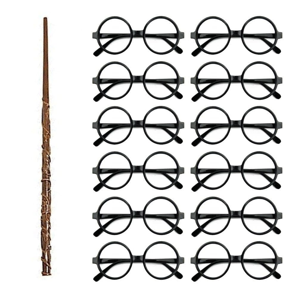 Pop The Party Harry Potter Accessories Set, Costume Wand and 12Pcs Glasses Kit Black & Green, Childrens Size (B0BN5J34C4) Amazon Price History, Amazon Price Tracker