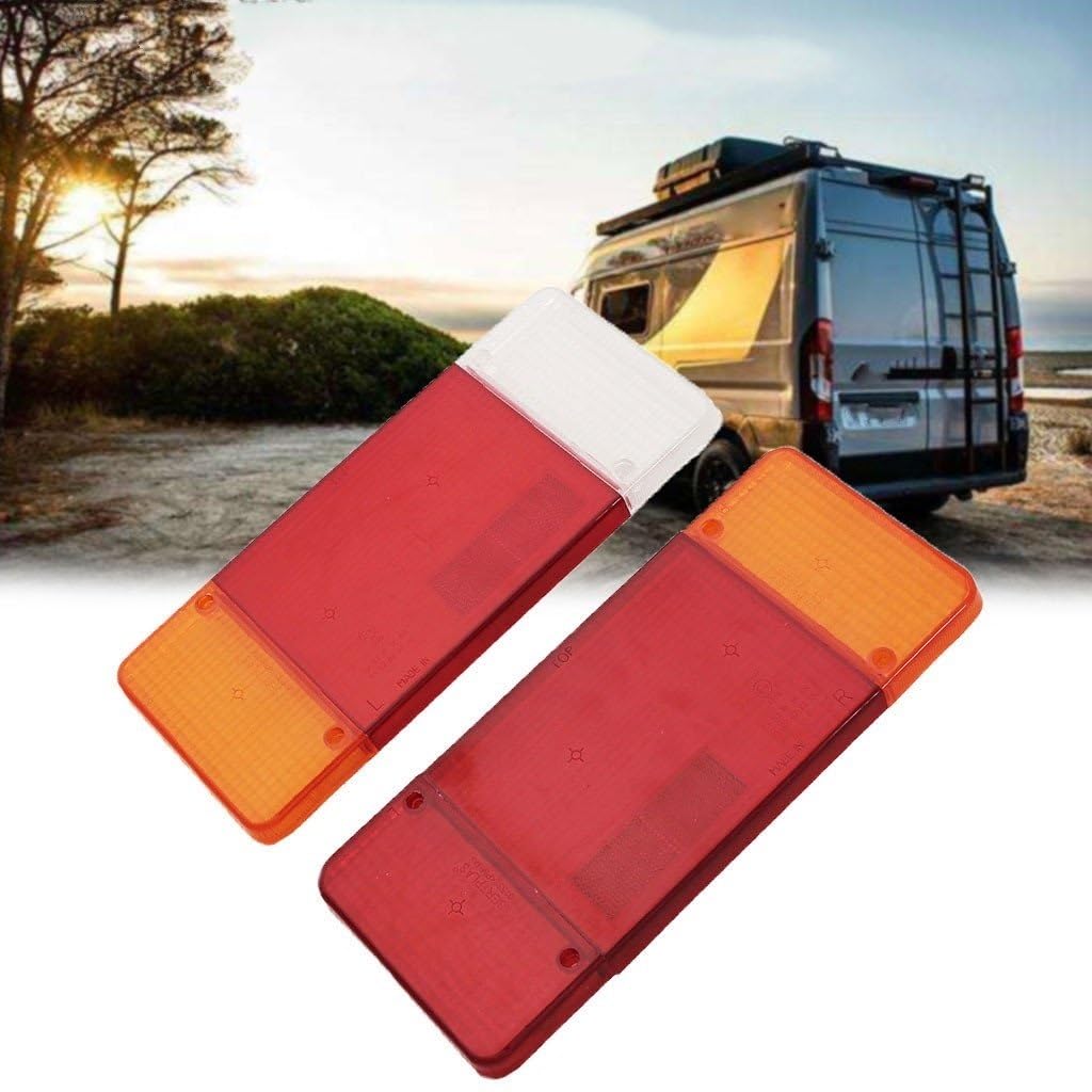 BOYDREAM Piloto Trasero Coche 2X Para Fiat Para Ducato Conjunto de luz trasera Cubierta de carcasa de luz trasera izquierda derecha Reemplazo de luz de luz trasera