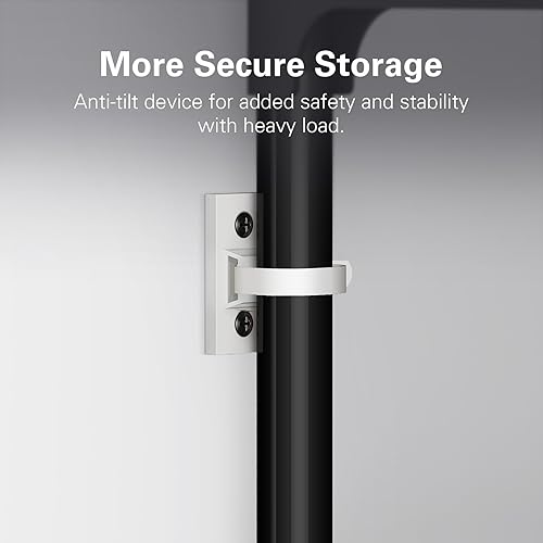 Miniatura 6 de iBune Organizador de zapatos de 10 niveles, estante grande y alto para zapatos con capacidad para 55-65 pares de zapatos y botas, zapatero vertical