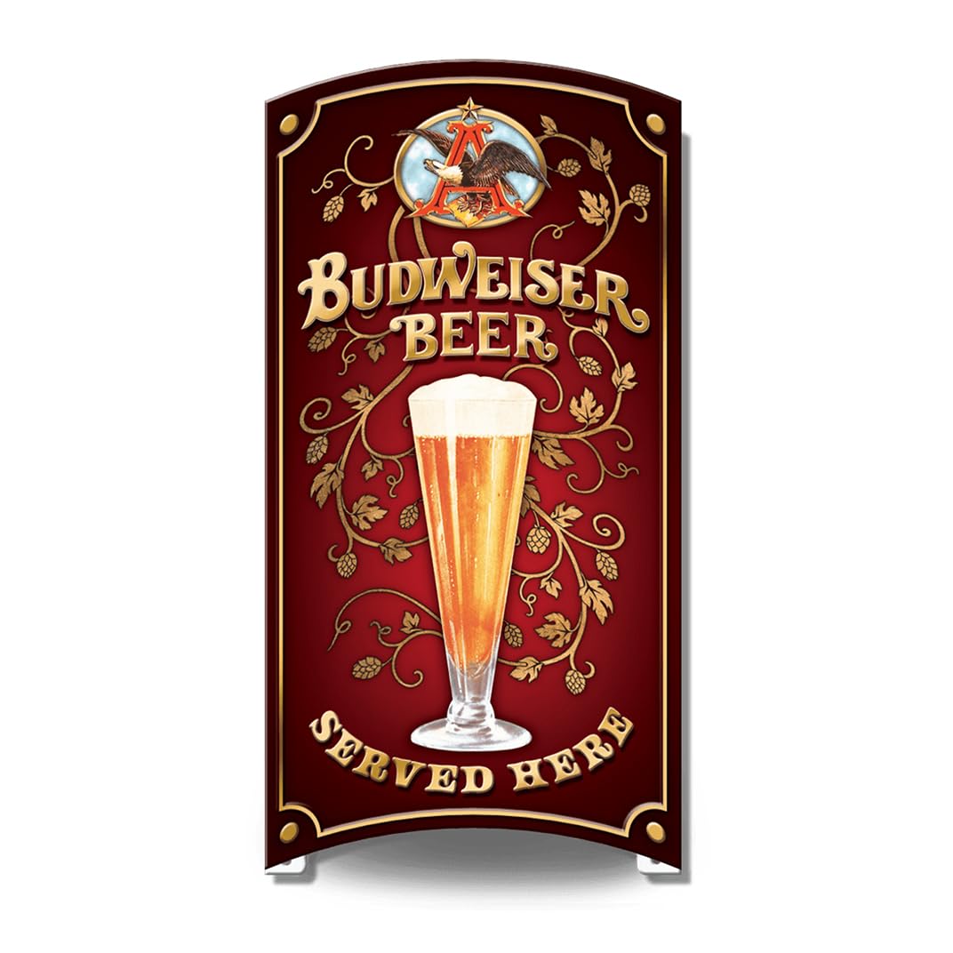 Amazon.com: Desperate Enterprises Rolled Budweiser Aluminum Sign