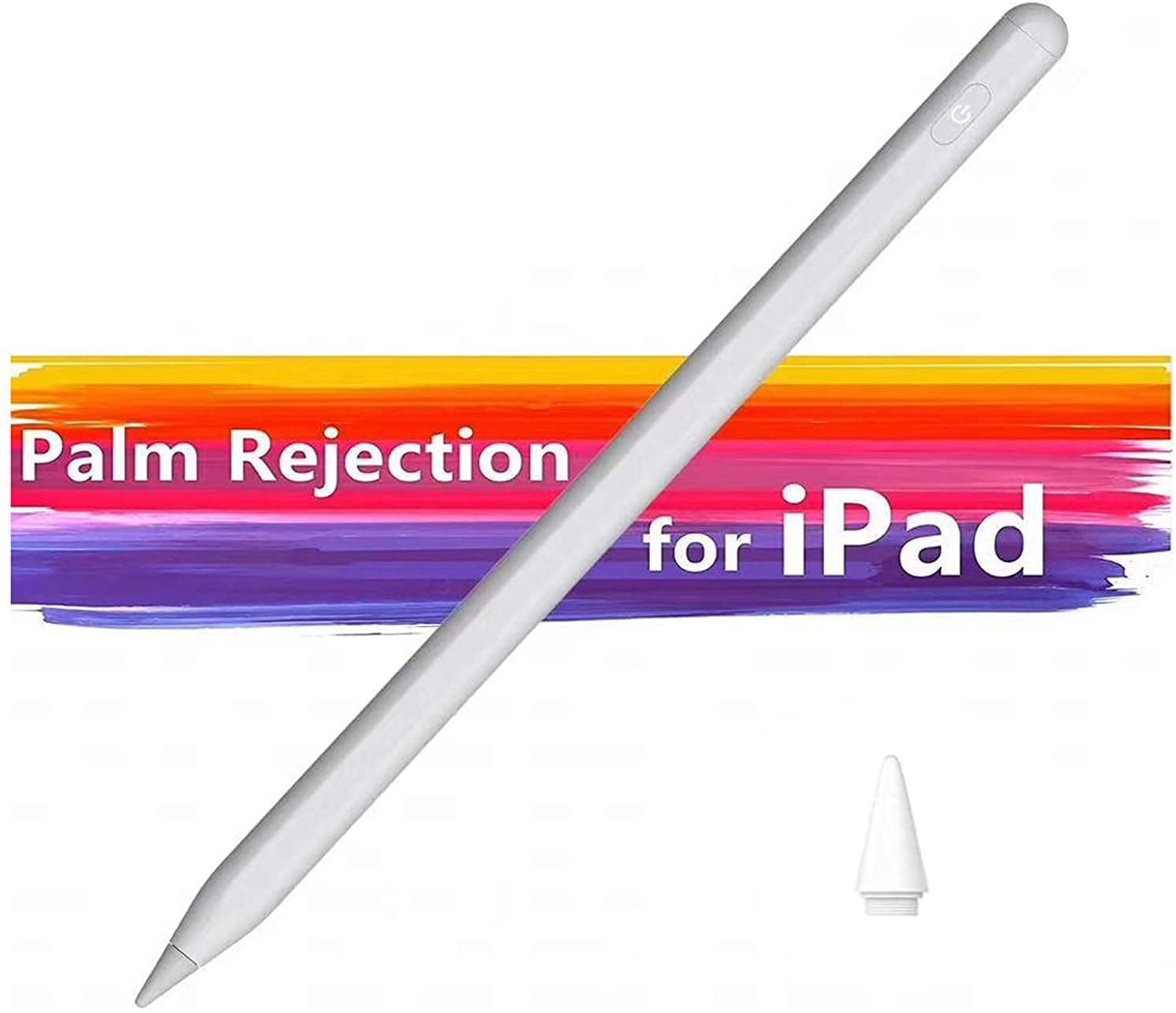 Stylus Pen for Apple iPad Pencil - Tilt Magnetic Function and Active Pen with Palm Rejection Compatible with 2018-2020 Apple iPad Pro 11 &12.9 Inch iPad 8th 7th 6th iPad Air 4th 3rd iPad Mini 5th