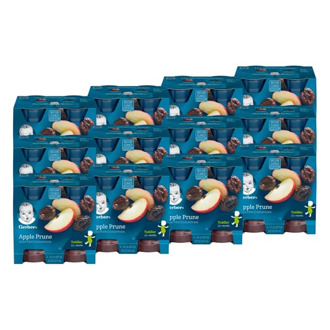 Gerber Apple Prune Juice, NonGMO Juice from Concentrate