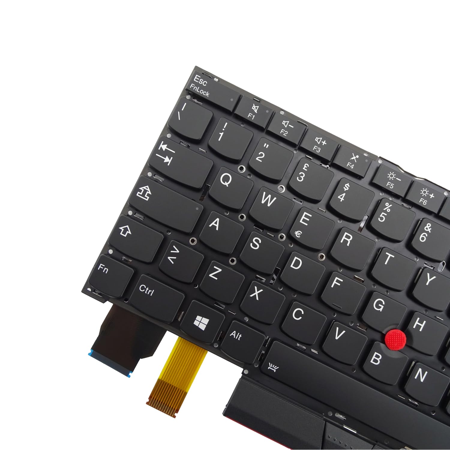 Tastiera di ricambio compatibile con Lenovo ThinkPad X13 Gen1 Yoga X390 X395 Yoga con retroilluminazione (italiana)
