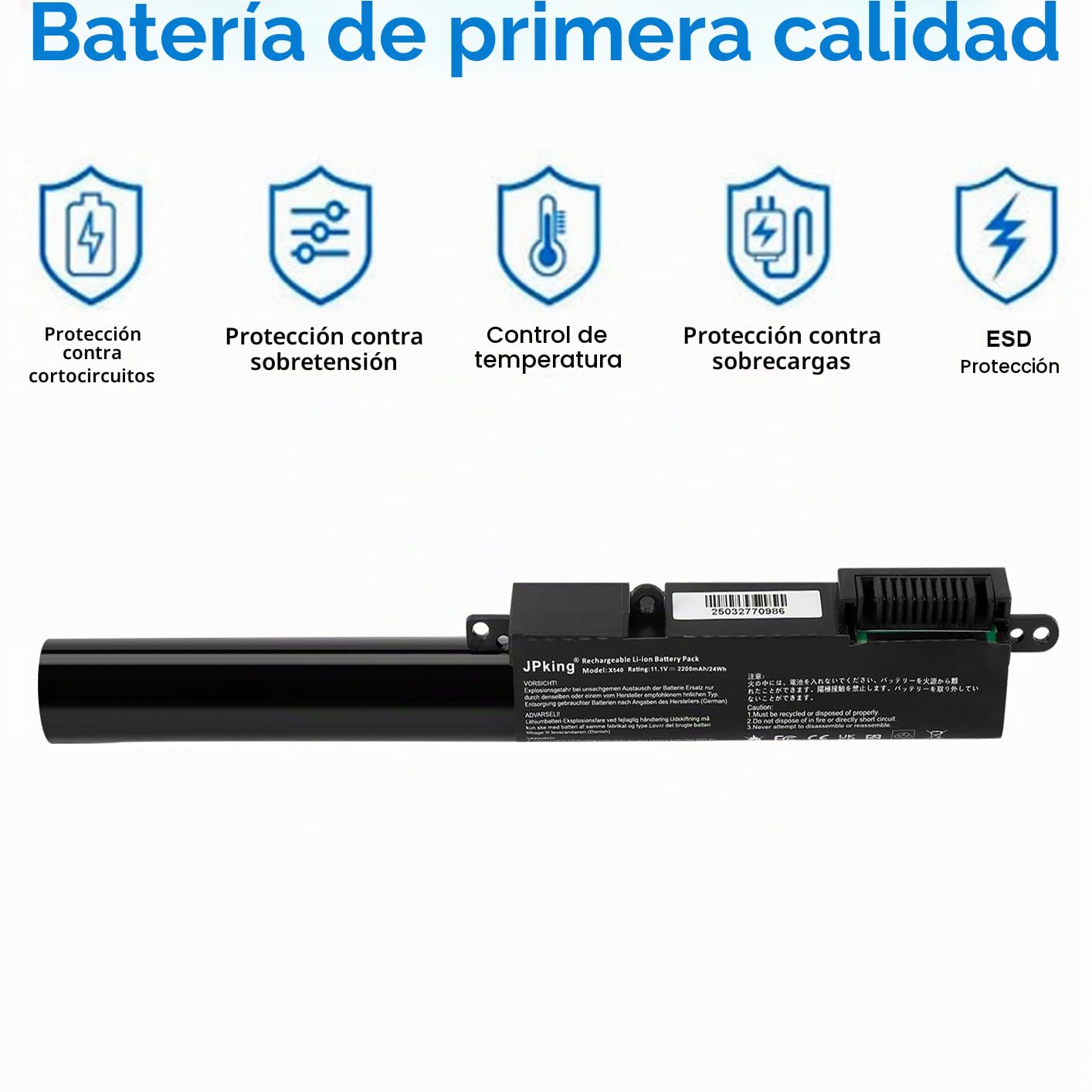 JPking A31N1519 Batería para für ASUS F540 F540L F540LA F540S F540SA A540 A540L A540S X540 X540L X540LA X540LJ X540S X540SC X540Y X540YA R540 R540L R540LA R540LJ R540S R540SA R540Y