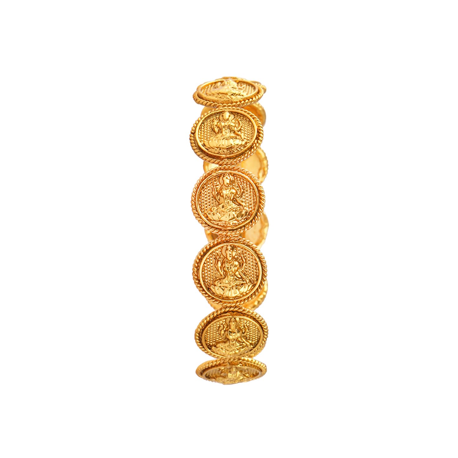 See full amazon price history chart for JFL - Jewellery for Less Magnificent Mahalaxmi Golden Gold Coin Copper Bangles for Women JFL - Jewellery for Less Magnificent Mahalaxmi Golden Gold Coin Copper Bangles for Women (B0CKLQCP7Q) Amazon Price History, Amazon Price Tracker