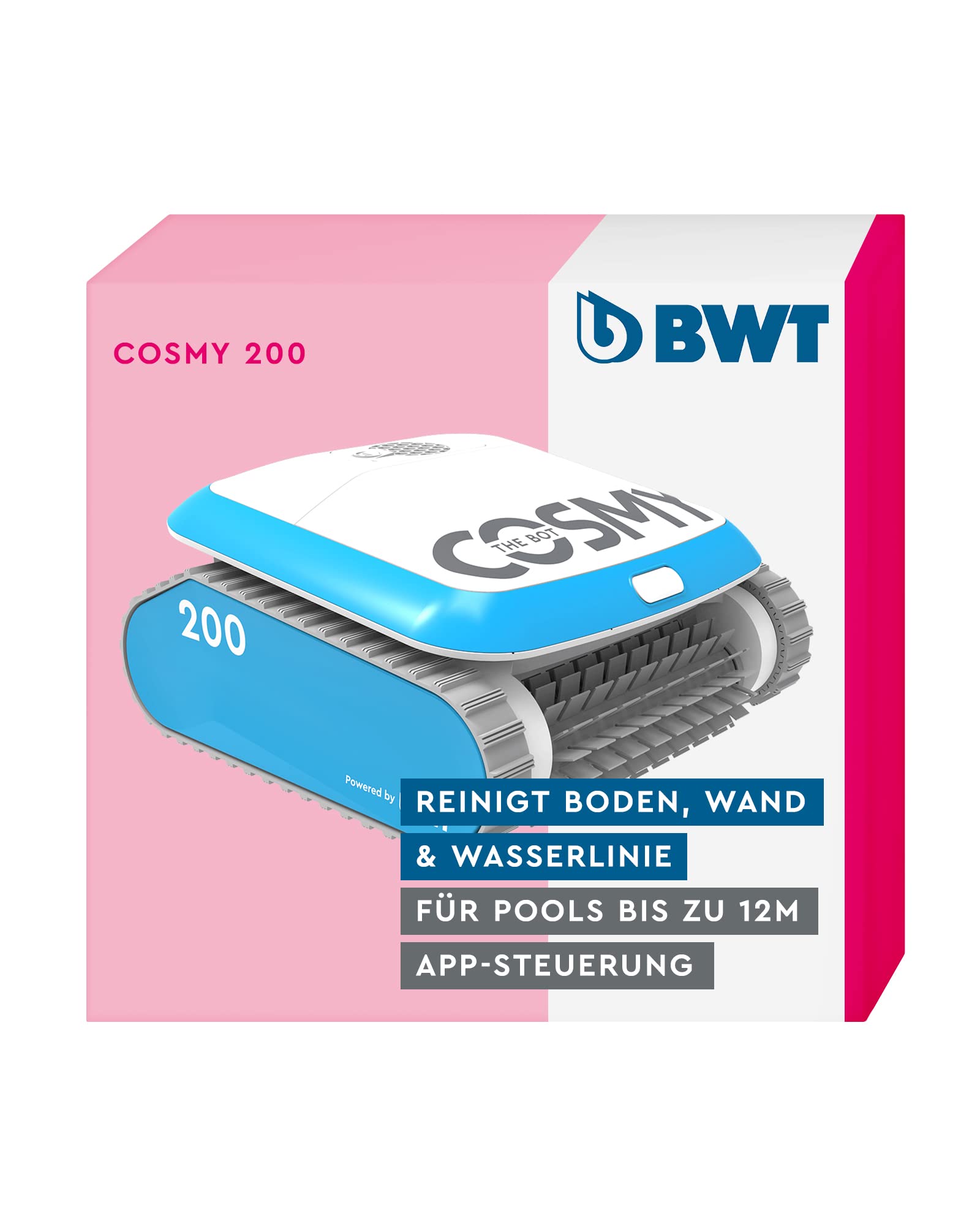 BWT Poolroboter Cosmy 200 - Automatischer Poolreiniger Mit App Steuerung