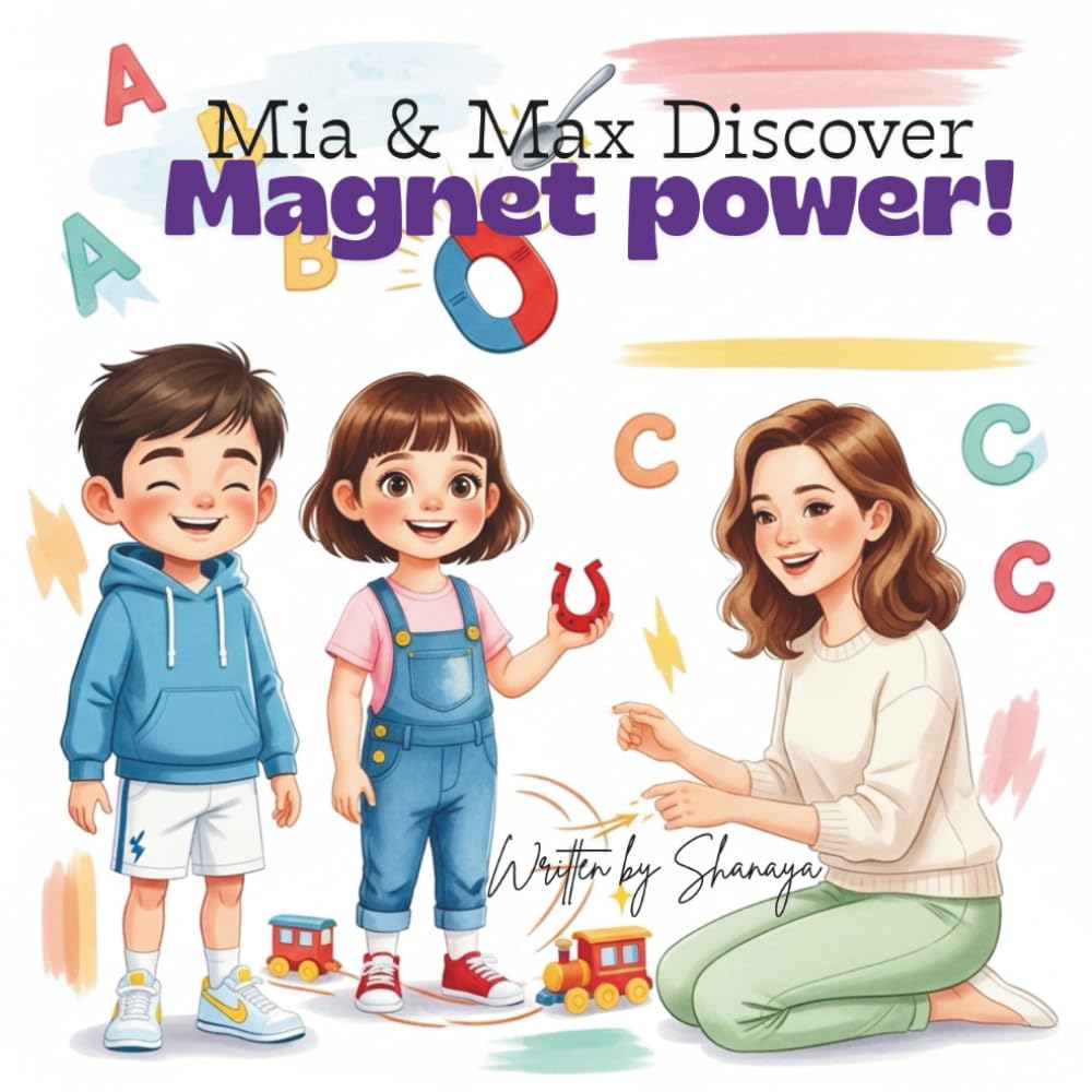 Mia and Max Discover Magnet Power!: A Curious Journey Into the Invisible Power of Magnets! (Magic of Science for Little Explorers)