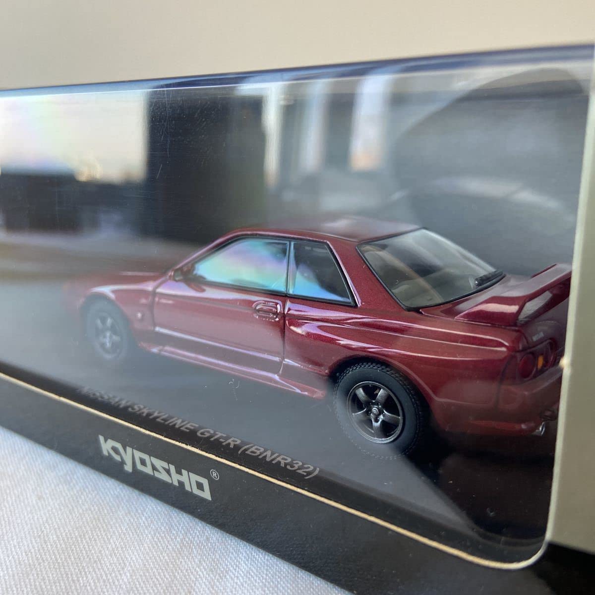 Amazon | 京商 1/43 日産 スカイライン GT-R BNR32 Red Pearl Metallic