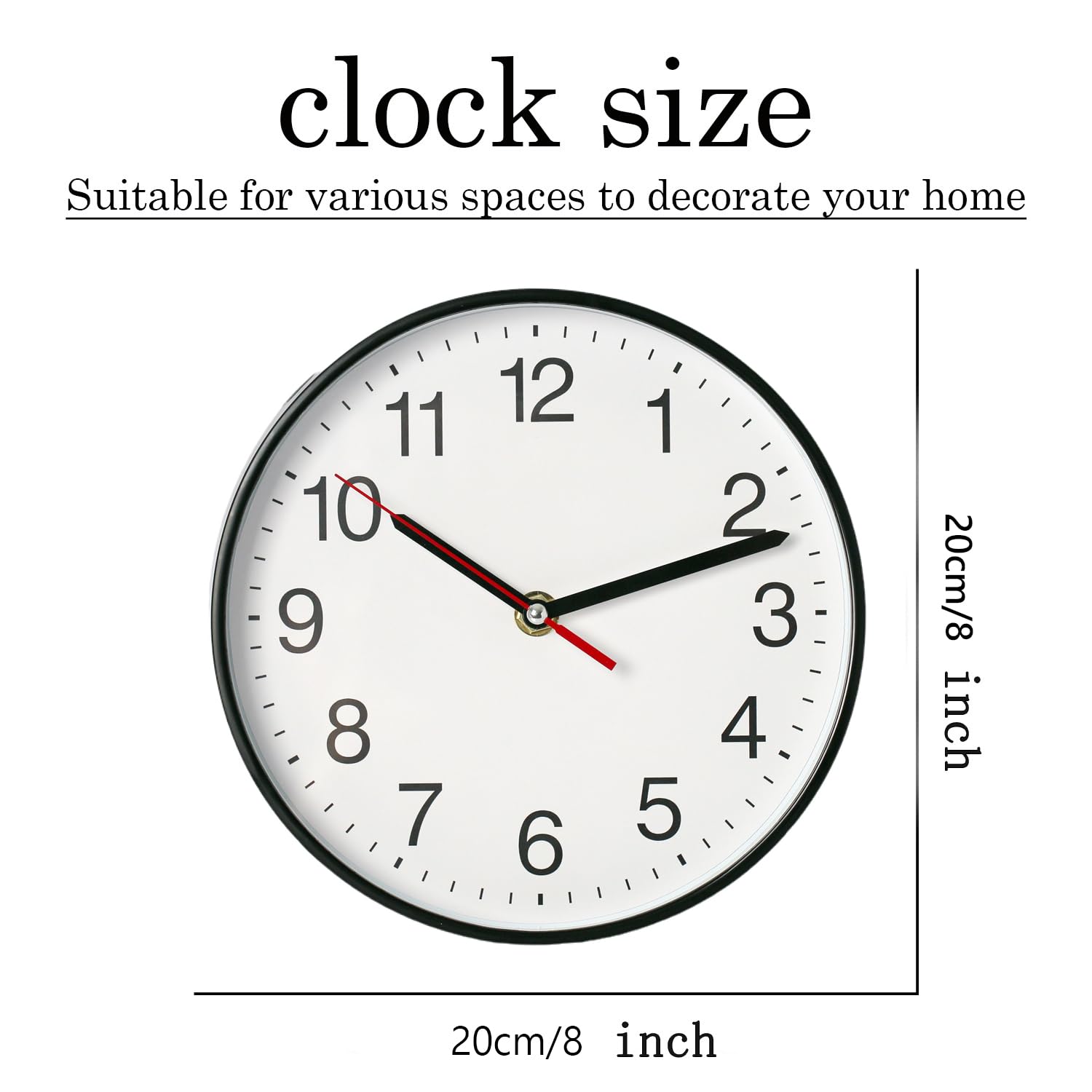 Amazon.com: Spinaround Wall Clock, Modern Wall Clocks Battery