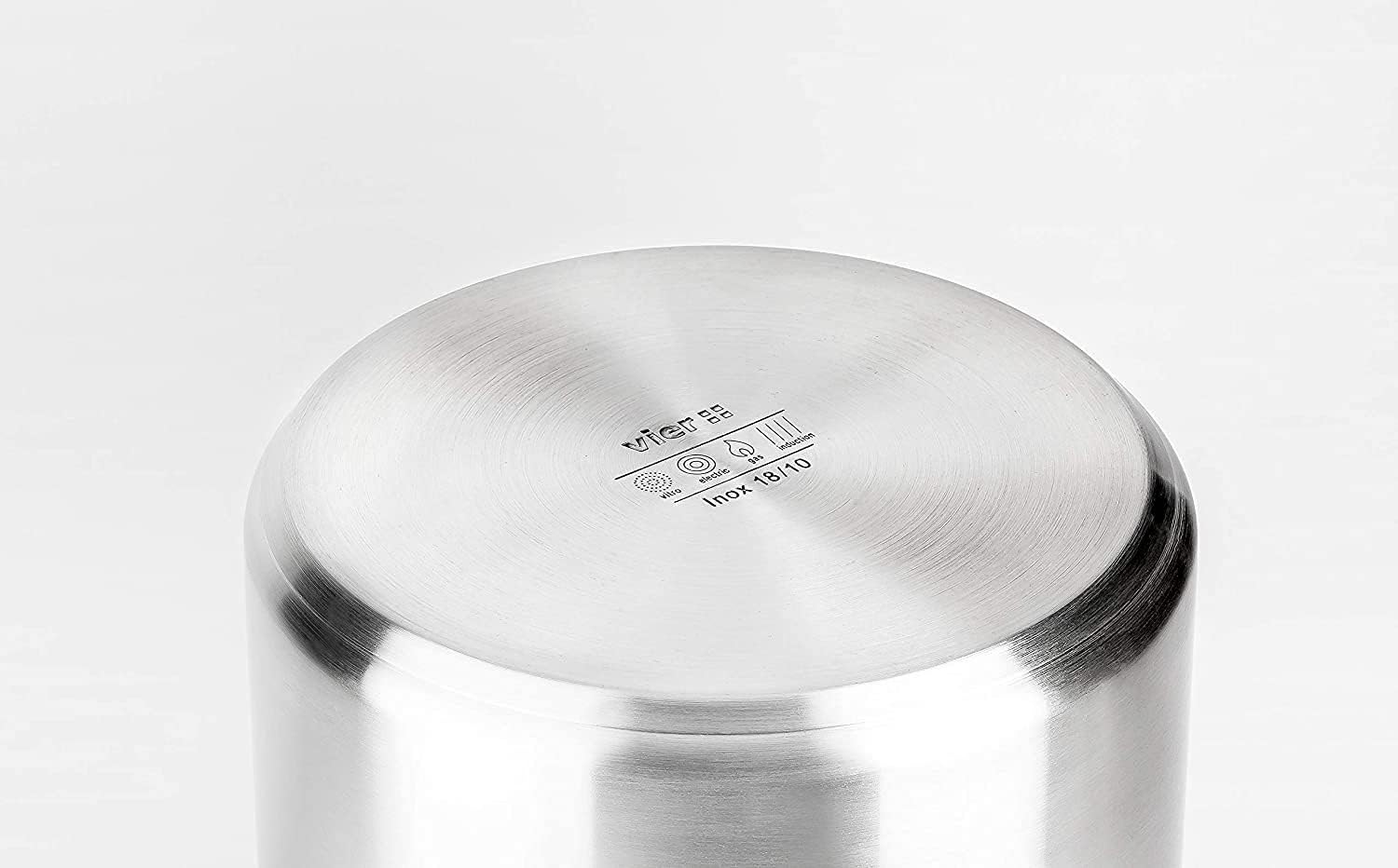 Garnek 16 cm stal nierdzewna 18/10 srebrny