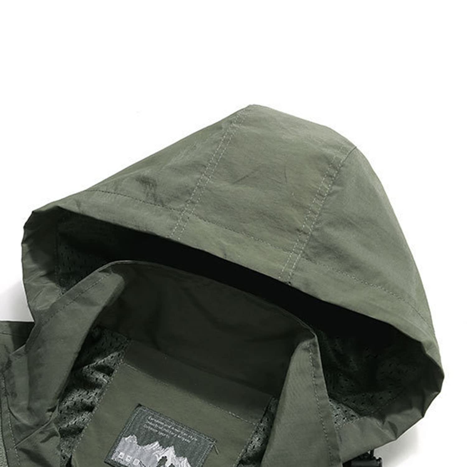 Chaleco para Hombre Chaleco Multibolsillos Exteriores Chaqueta Casual Sin Mangas Chaleco De Secado Rápido Transpirable para La Pesca La Fotografía Y El Senderismo