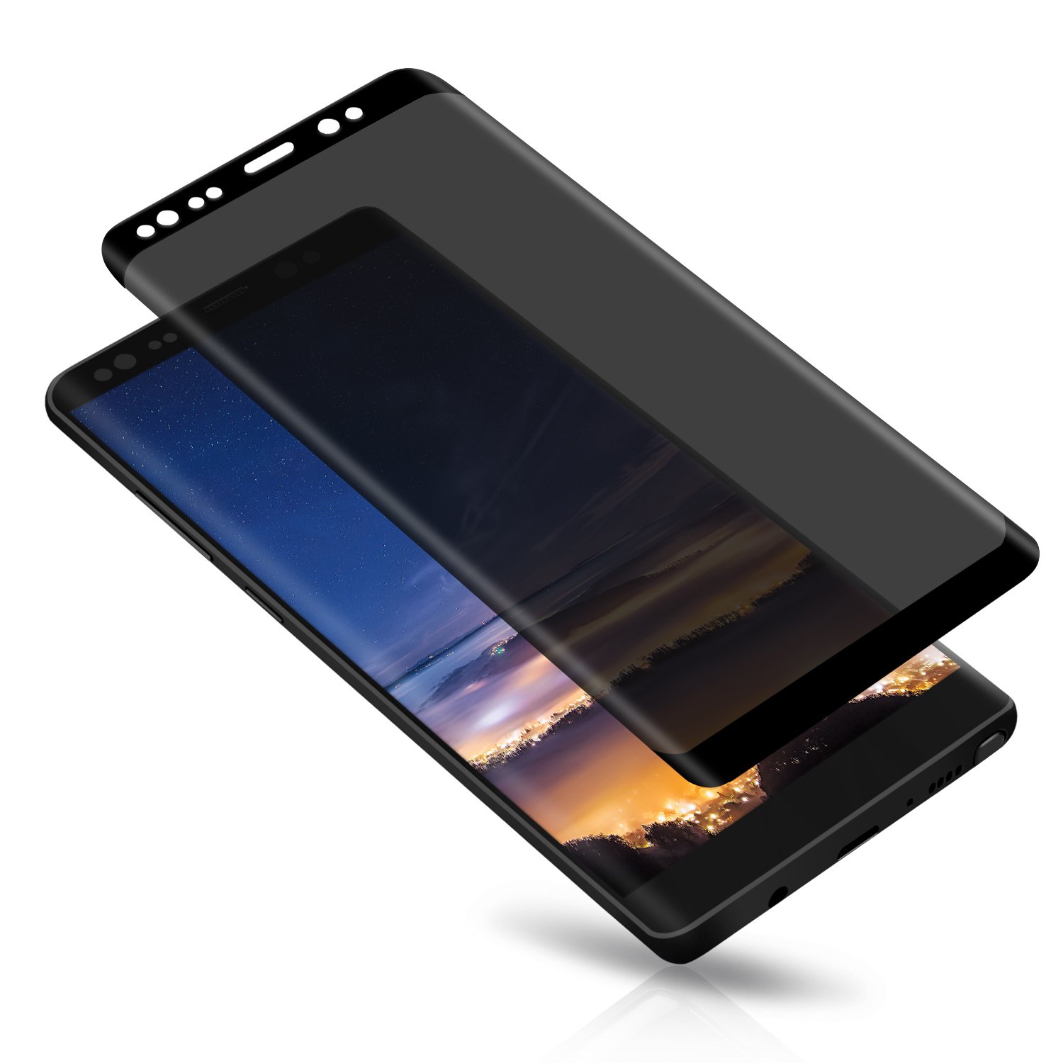 Buy Galaxy Note 9 / Note 8 Privacy Screen Protector, Tempered Glass Anti Glare/ AntiScratch No