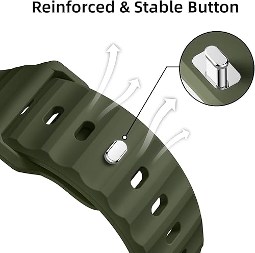 Miniatura 3 de Correas deportivas compatibles con Apple Watch Ultra 2Apple Watch Ultra Band de 1.929 in 1.772 in 1.732 in 1.654 in para hombres, correas de