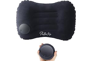 Airplane Back Support Comfort in the Clouds: Ultralight Inflatable Travel Pillow