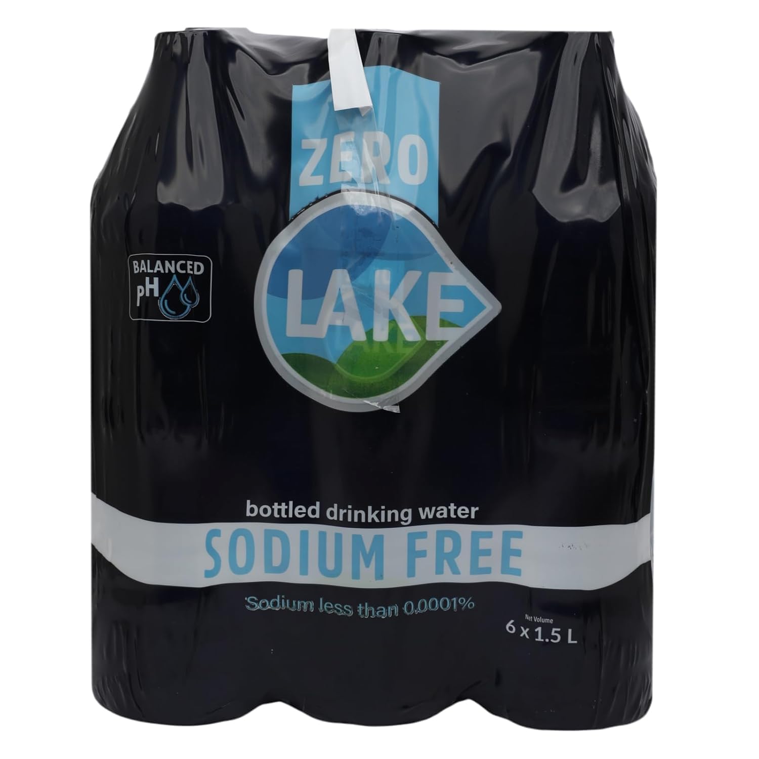 Lake Zero Sodium Water Bottle 1.5 Litre 6-Pack