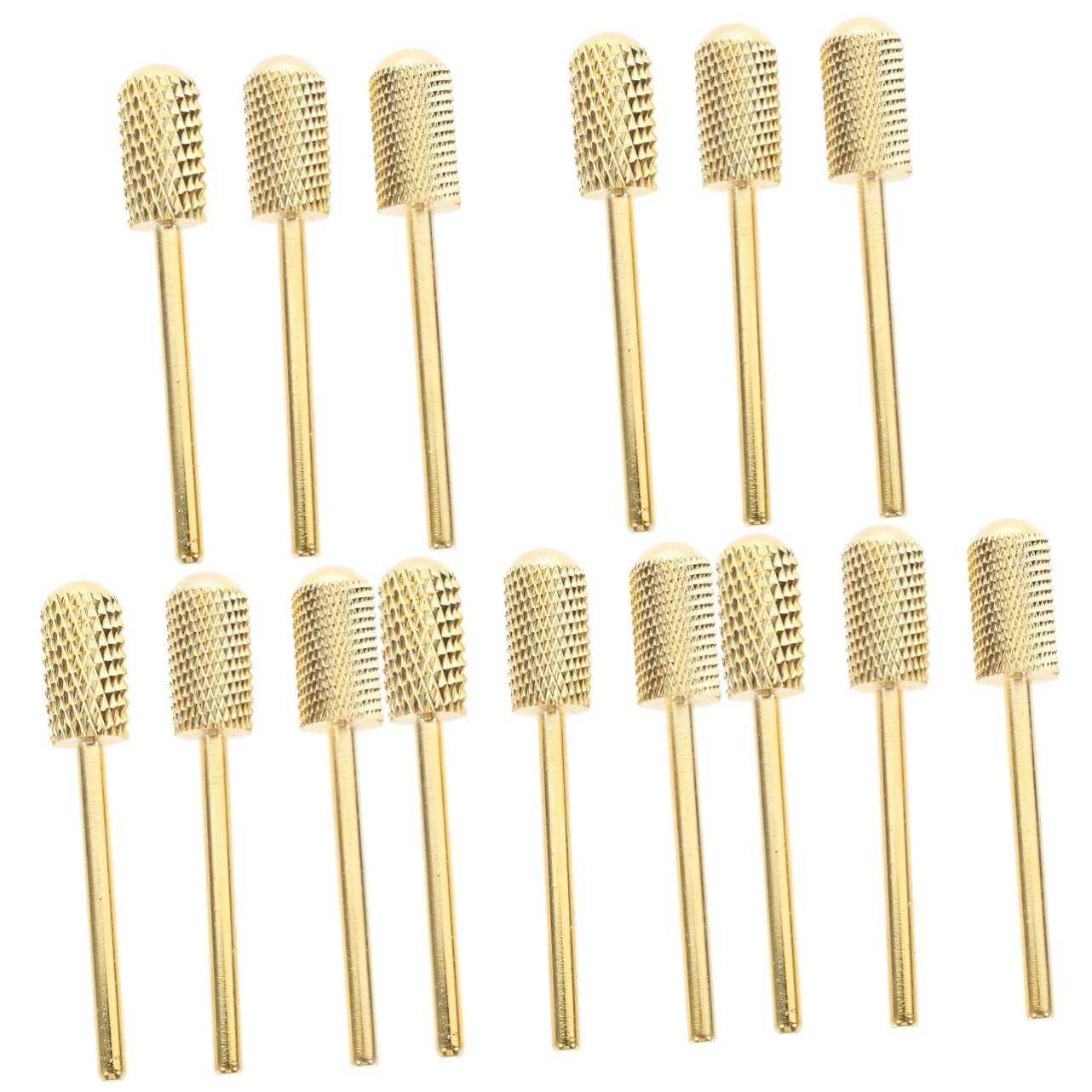 Beavorty 5 Sets Metall-nagelbohrer Für Acrylnägel Nagelbohrer-set Für Maniküre-bits Schleifbänder Für Den Heimsalon 3 Stück * 5