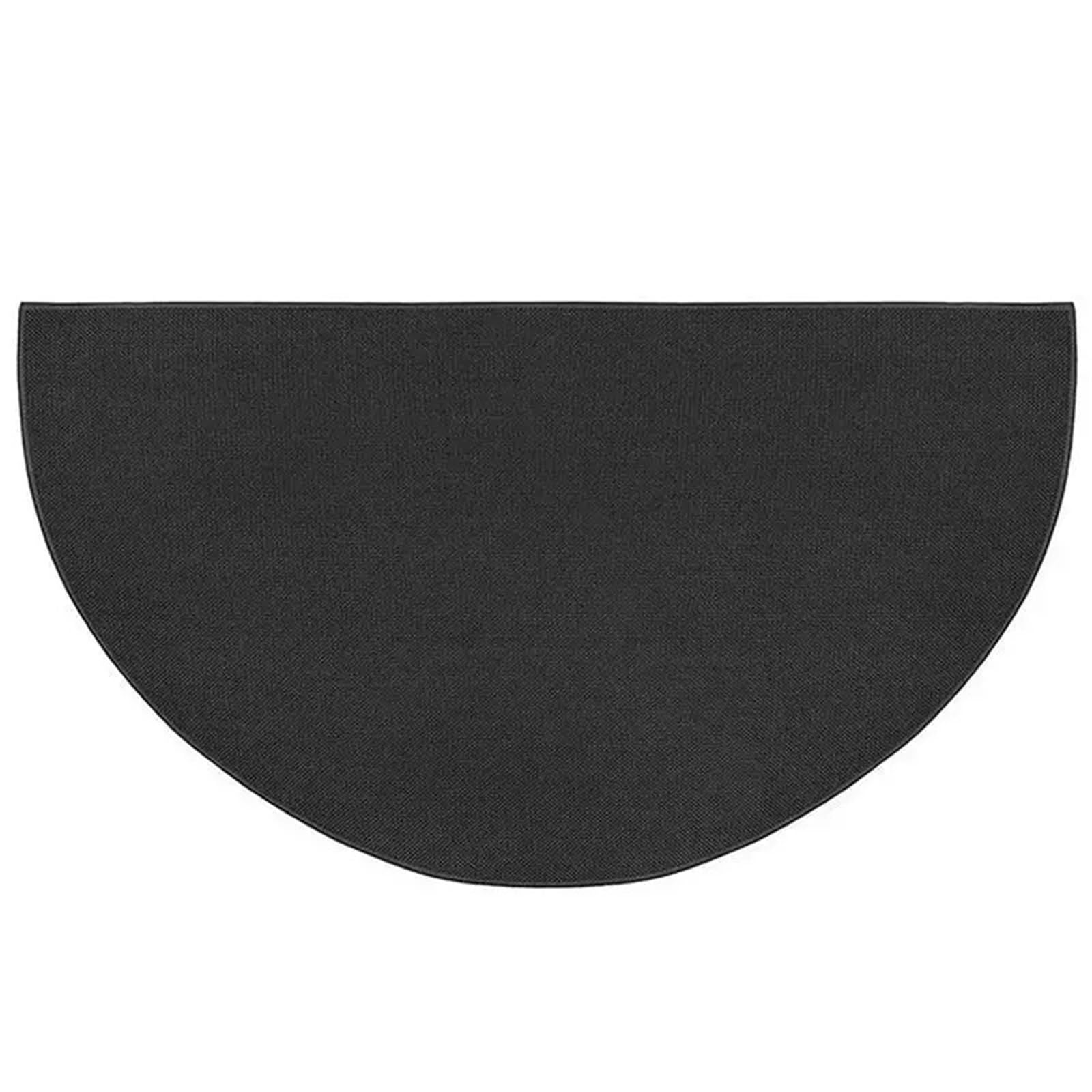 Hearth Rugs for Fireplaces Half Round Hearth Fireplace Area Rug Durable Fire Pit Mat Blanket Protects Floors From Sparks Embers