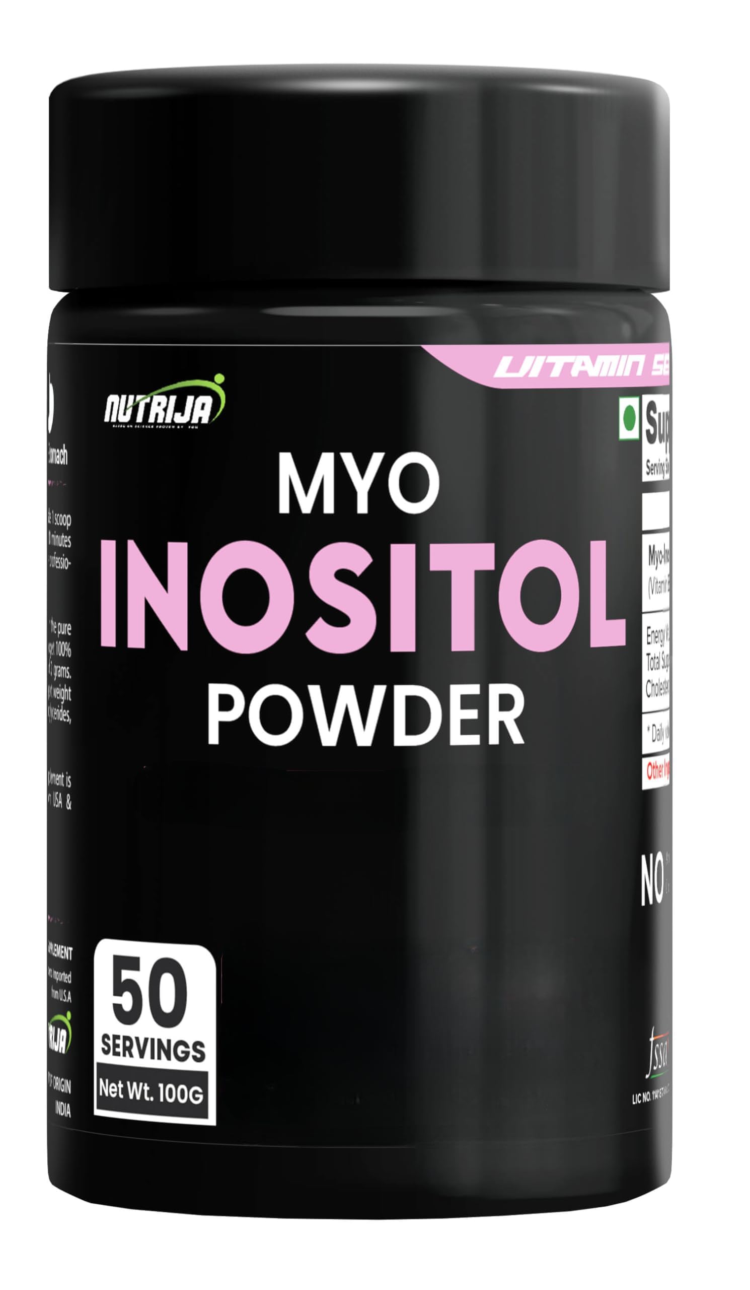 NutriJa Myo Inositol Powder (Vitamin B8) 100Grams-image-5