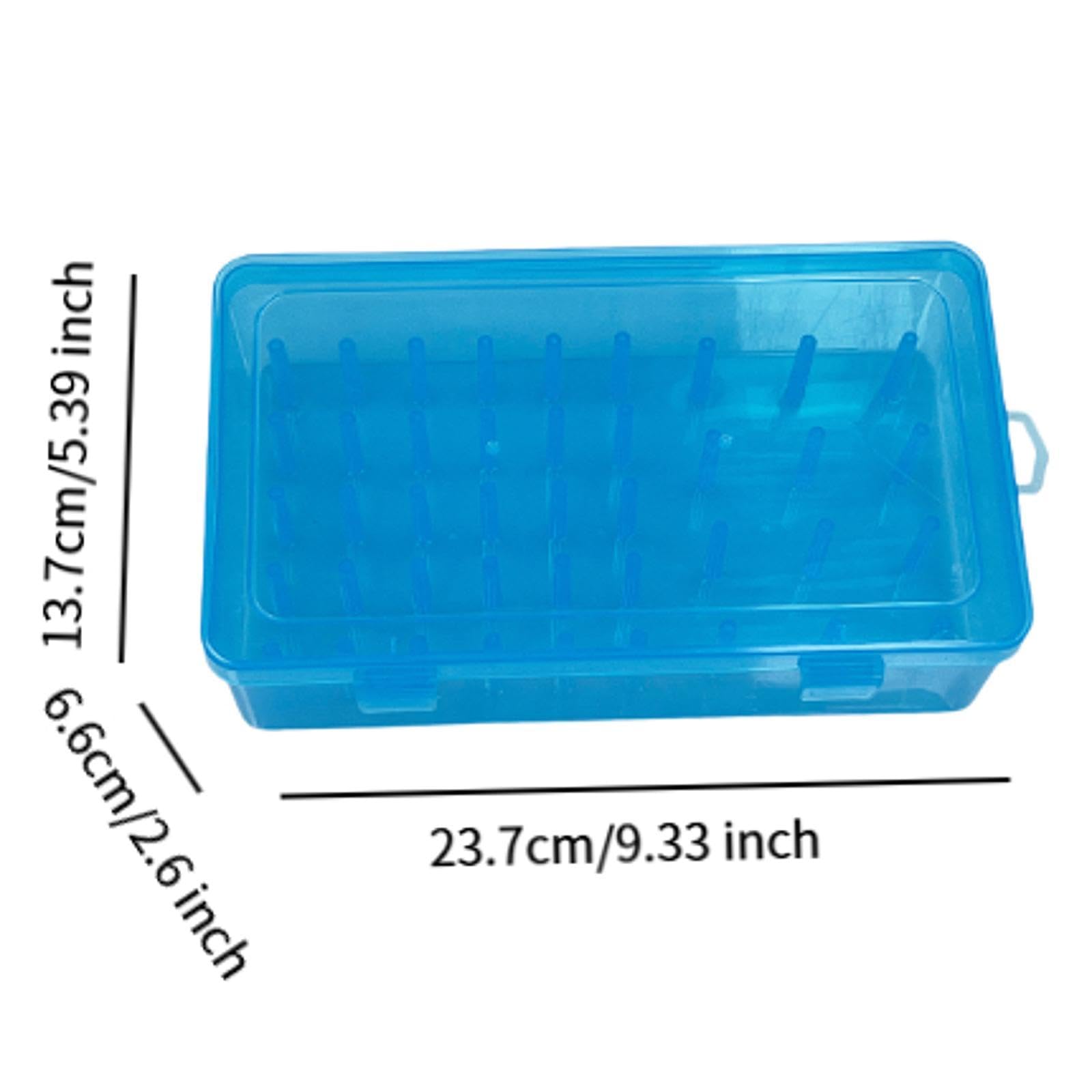 Scatola Porta Filo Da Cucito Trasparente – 42 Bobine, Organizer Per Ricamo E Trapuntatura - 6