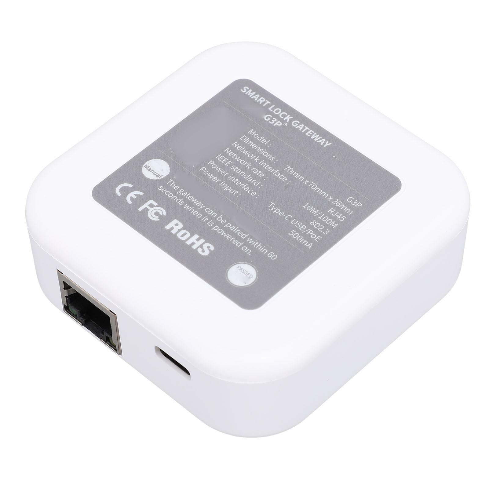 Aramox Hub PoE Smart Home, Alimentation RJ45 sur Ethernet pour la Gestion des Appareils, Automatisation sans Fil et Prise en Charge Ttlock pour Les Systèmes Intelligents