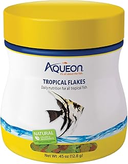 Aqueon Tropical Flakes Fish Food, 0.45 oz.