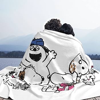 スヌーピー　ブランケット blooming FLORA ブランケット 「 もふもふSNOOPY 4way