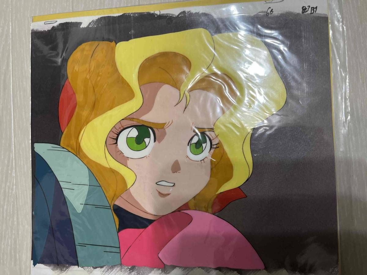 希少】 空想科学世界ガリバーボーイ ミスティ 変身後 セル画 背景セット