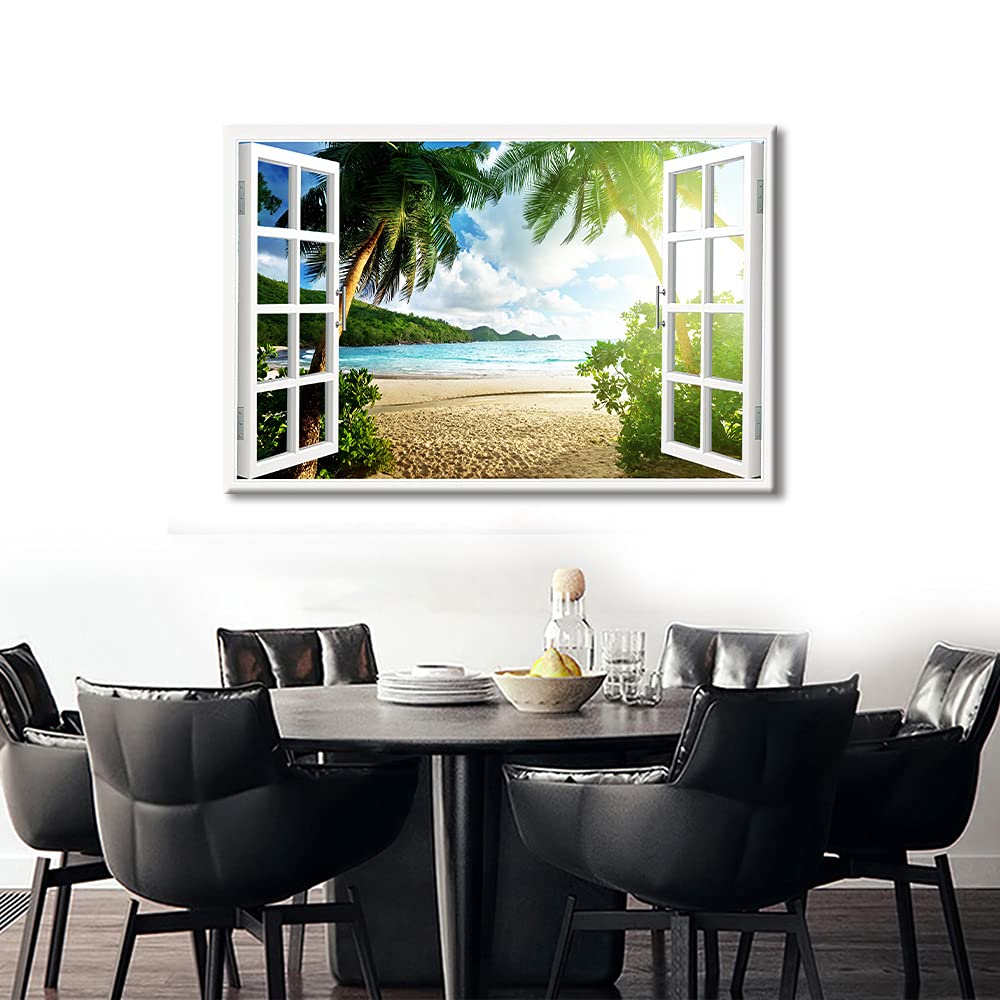 Quadro Su Tela TISHIRON – Paesaggio Marino Baltico Al Tramonto – Arte Da Parete Per Camera Da Letto E Soggiorno – 30x45 Cm, Incorniciato - 2
