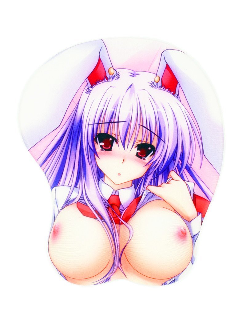 Tangibler-10"Anime Game Girl 3D Big Breast Cosplay Sexy Beauty tangible Feel real Mass lovers Silicone Wrist Rest Mouse Pad (005)