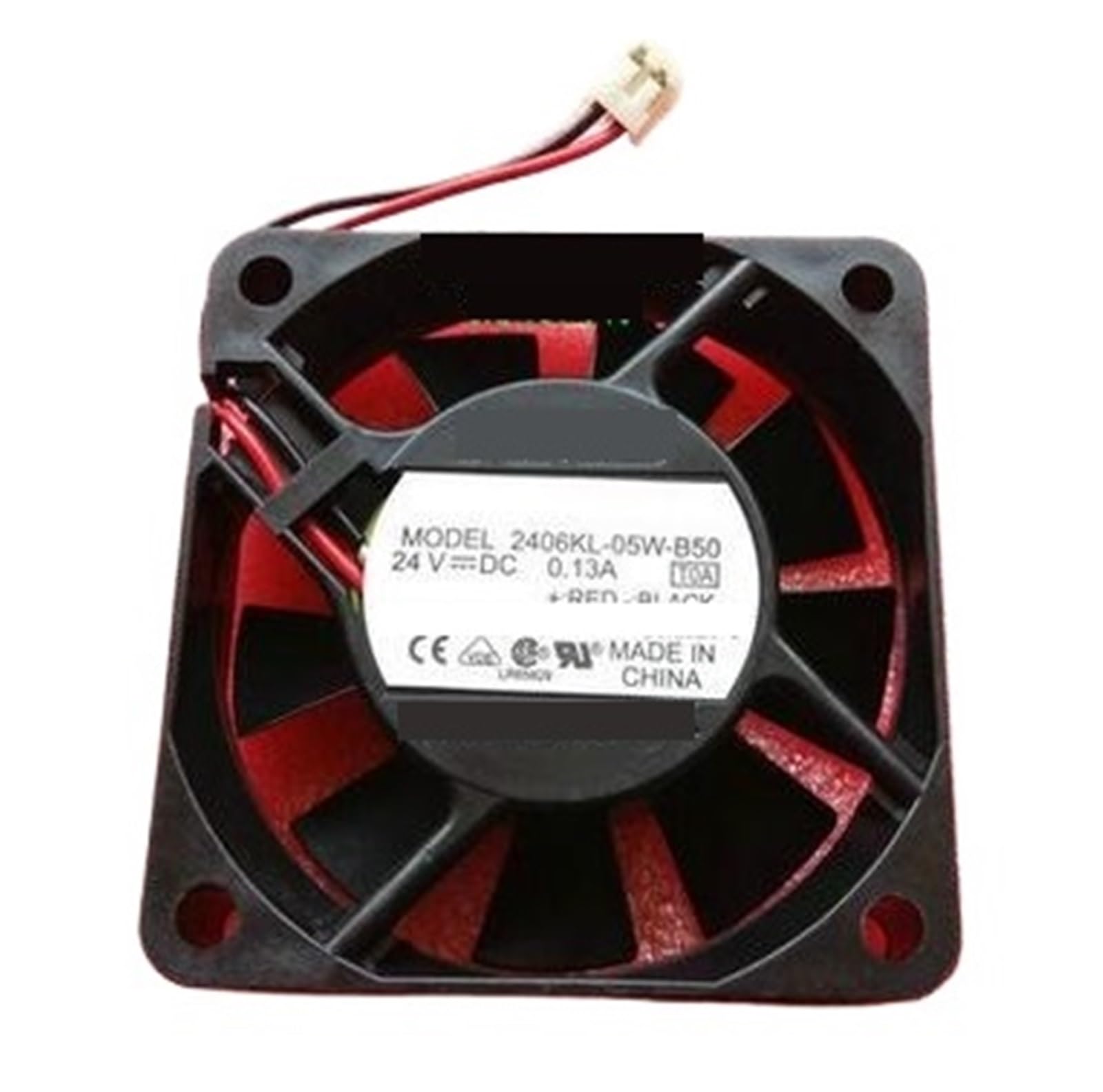 YMUGUEGH 2406KL-05W-B50 0.13A DC24V 6015 2 wire inverter cooling fan